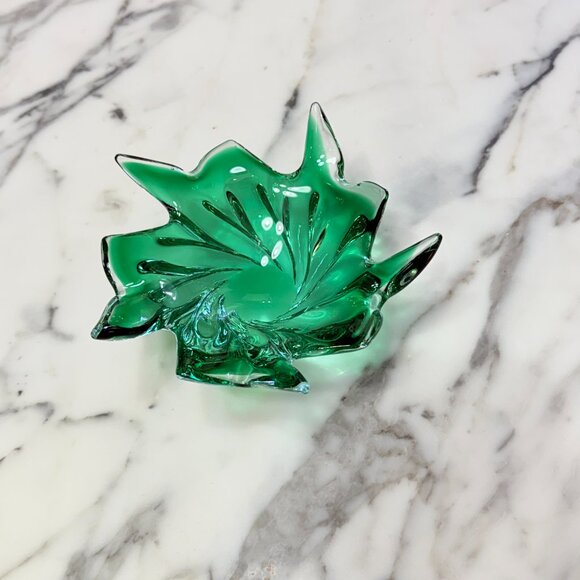 Vintage Bohemian Czech Chribska Art glass Bowl by Joseph Hospodka - Picture 6 of 11